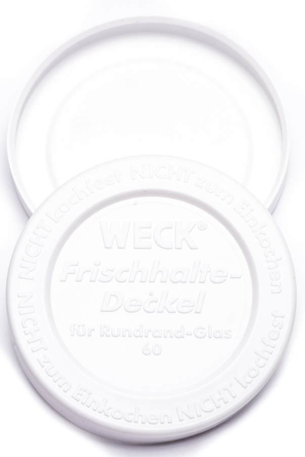 Weck - těsnící víčko RR 60 - bílá