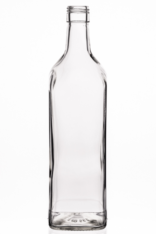 Skleněná lahvev Vierkant 1,0 l