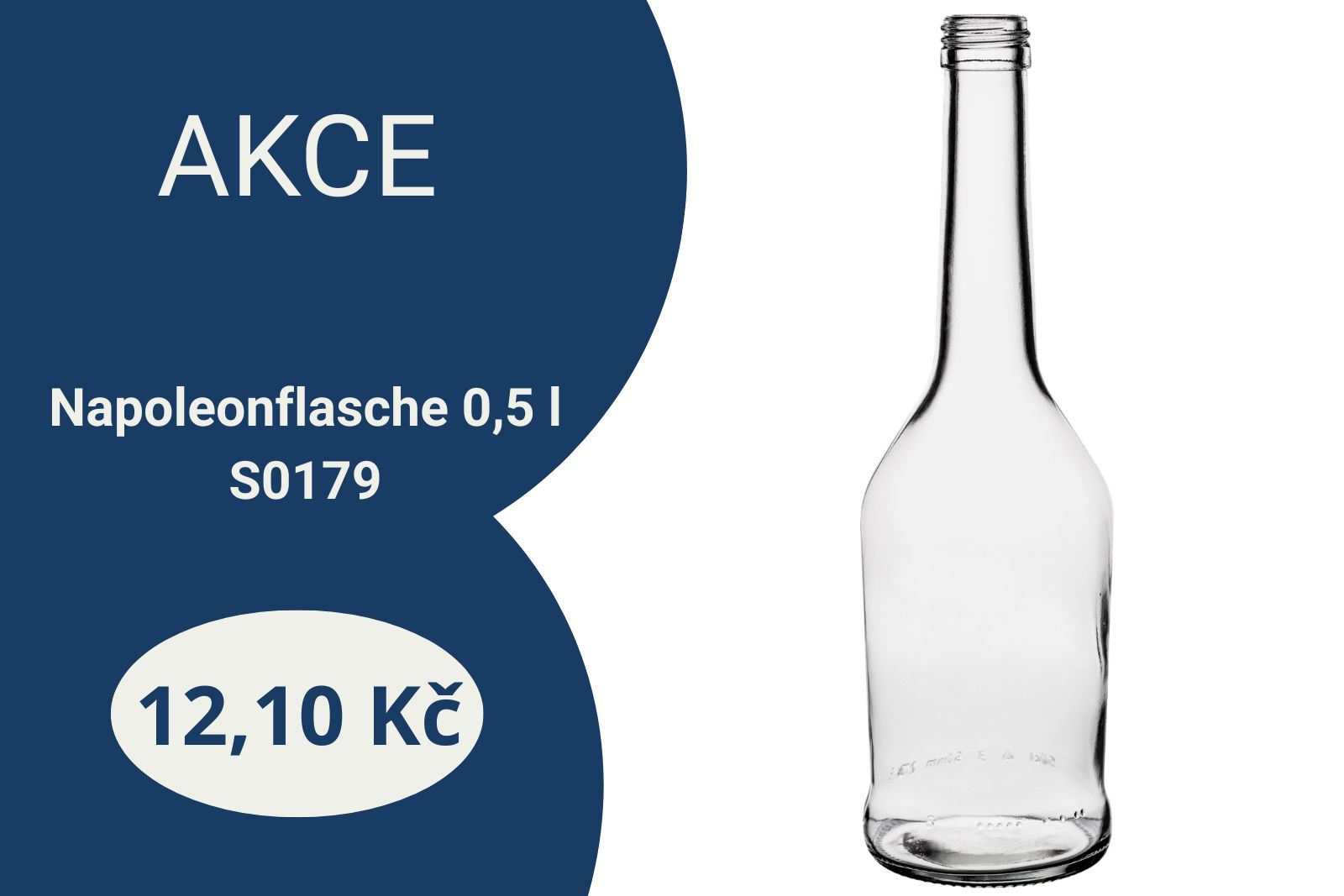 Sleva - Napoleonflasche 0,5 l